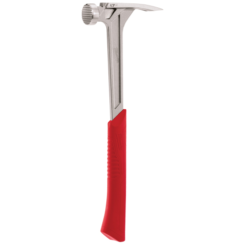 Milled Face Framing Hammer, 17 oz., Solid Steel Handle, 16-1/8" L Pronet Distribution