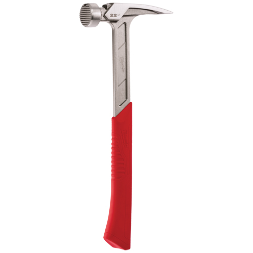 Milled Face Framing Hammer, 22 oz., Solid Steel Handle, 15" L Pronet Distribution