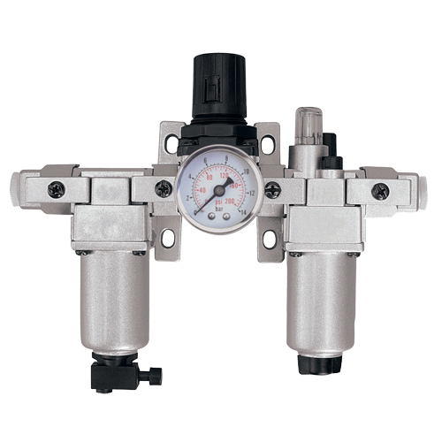 Filtre, r&eacute;gulateur et lubrificateur d'air modulaire (manom&egrave;tre compris), 1" NPT Pronet Distribution