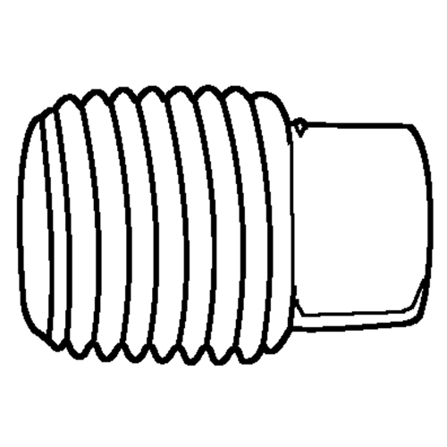 Bouchon de tuyau (t&ecirc;te carr&eacute;e), 1/8" dia., Laiton Pronet Distribution