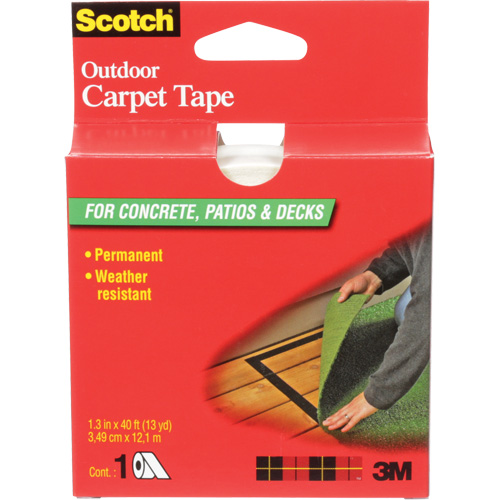Scotch&reg; Outdoor Carpet Tape, 35 mm (1-2/5") W x 12.2 m (40') L Pronet Distribution