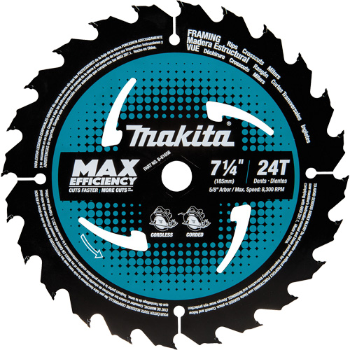 Carbide-Tipped Circular Saw Blade, 7-1/4", 24 Teeth, Wood Use Pronet Distribution