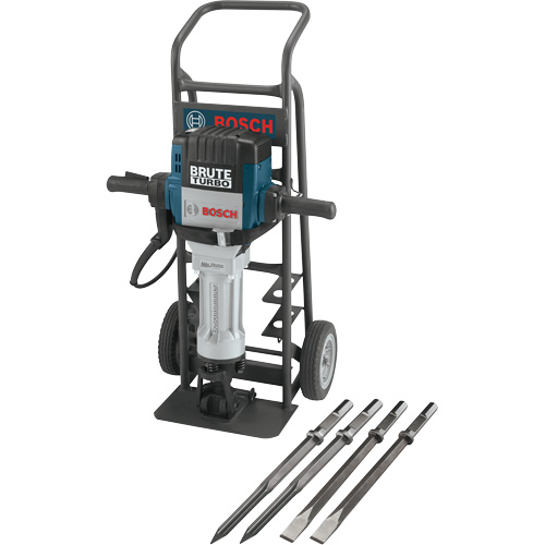 Brute Turbo Breaker Hammer with Deluxe Cart Pronet Distribution