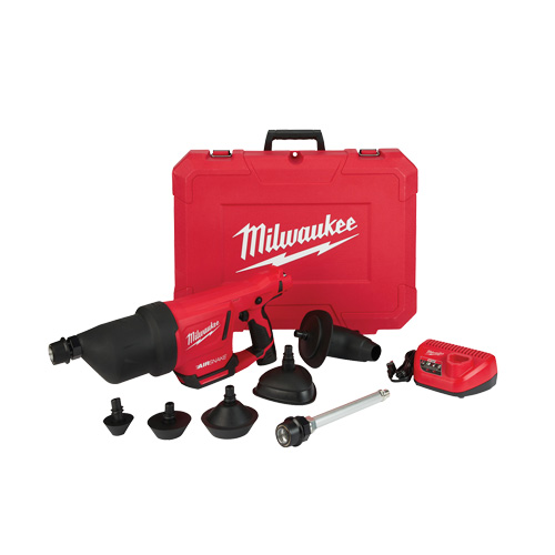 M12 Airsnake Drain Cleaning Air Gun Kit, Electric Pronet Distribution