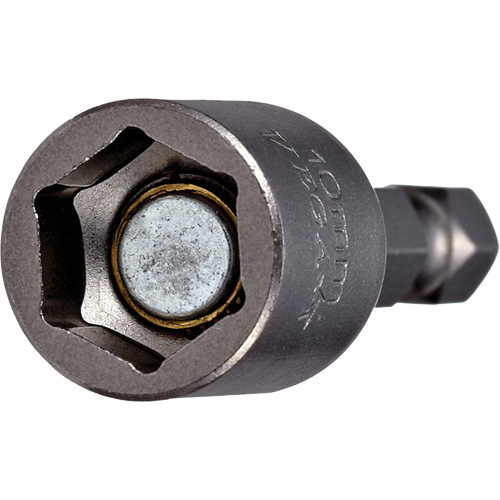 Tourne-&eacute;crou, Embout 10 mm, Prise 1/4", 1-3/4" lo, Magn&eacute;tique Pronet Distribution