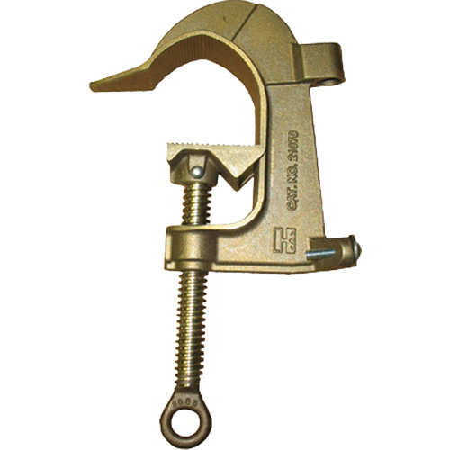 Bronze C-Head Ground Clamp, 2-7/8" (73 mm) Capacity Pronet Distribution