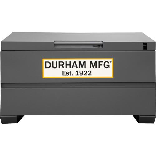 Jobsite Storage Box, 48" x 24" x 27-13/16", Steel, Grey Pronet Distribution