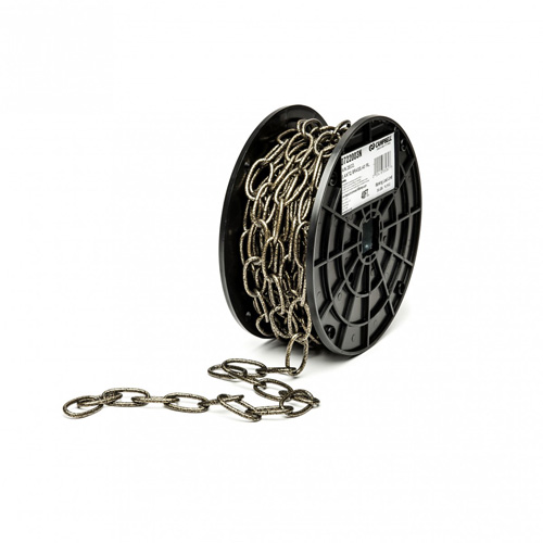 Decorator Chain, Carbon Steel, #10 x 40' (12.2 m) L, 35 lbs. (0.0175 tons) Load Capacity Pronet Distribution