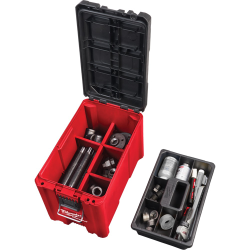 Coffre &agrave; outils compact Packout, 10" x 16-1/5" x 13", Noir/Rouge Pronet Distribution