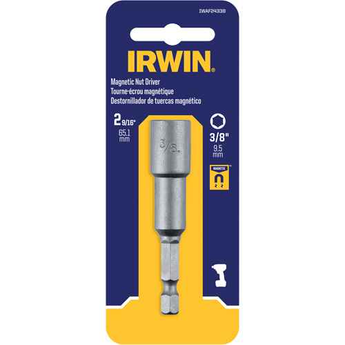 Nutsetter, 3/8" Tip, 1/4" Drive, 2-9/16" L, Magnetic Pronet Distribution