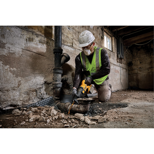 Scie alternative sans balai Max FlexVolt (outil seulement), 60 V, Lithium-ion Bloc-pile, 0-3000 coups/min Pronet Distribution