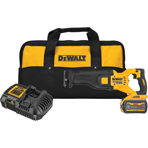 Ensemble de scie alternative sans balai FlexVolt Max, 60 V, Lithium-ion Bloc-pile, 0-3000 coups/min Pronet Distribution