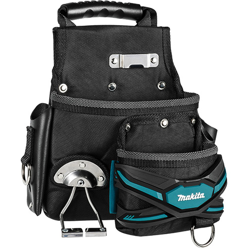 TH3 Roofer & General-Purpose Pouch, Multiple Tool Holder, Leather/Polyester/Polypropylene, 2 Pockets Pronet Distribution