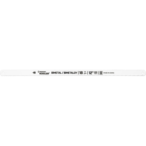 Lames pour scie &agrave; m&eacute;taux Bi-Metaloy, Bim&eacute;tal, 12" lo, 18 dents par pouce Pronet Distribution