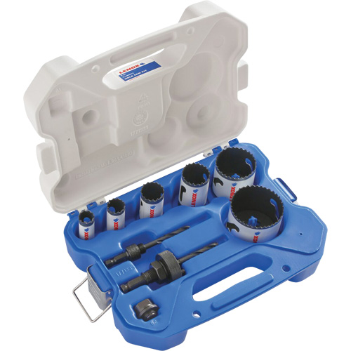 Jeu de scies-cloches bim&eacute;talliques pour plombier, 9 morceaux Pronet Distribution