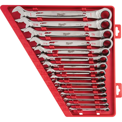 Ratcheting Wrench Set, Combination, 15 Pieces, Imperial Pronet Distribution