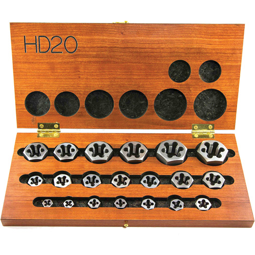 Jeu de fili&egrave;res hexagonales &agrave; fileter DRILLCO, 20 Morcea Pronet Distribution