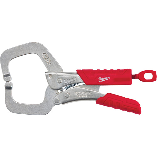 Torque Lock Locking Pliers with Regular Jaws & Grip, 6" Length, C-Clamp Pronet Distribution