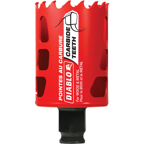 Wood & Metal Hole Saw, 1-7/8", 2-3/8" Depth of Cut, Carbide Pronet Distribution