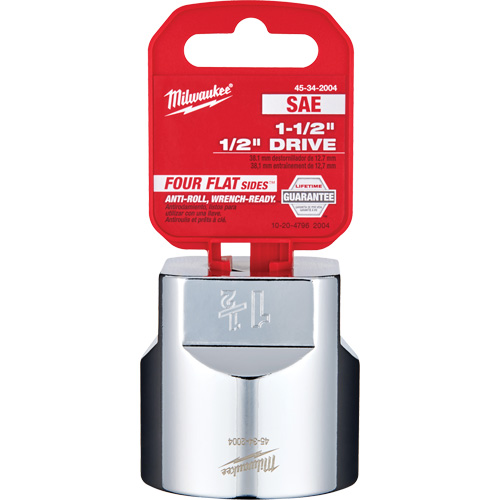 SAE Socket with Four Flat Sides, 1-1/2", 1/2" Drive, 6 Points Pronet Distribution
