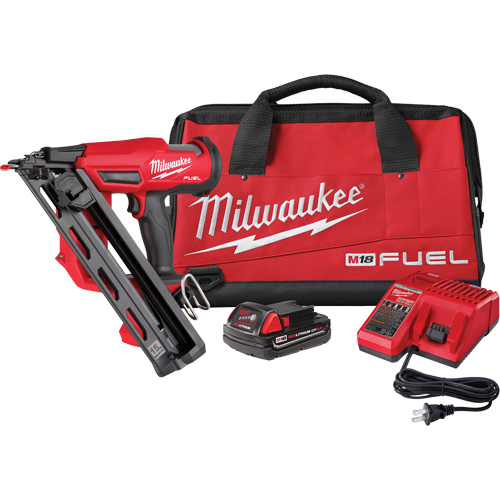 M18 Fuel 15 Gauge Finish Nailer Kit, 18 V, Lithium-Ion Pronet Distribution