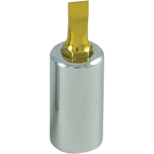 Douille tournevis &agrave; embout dor&eacute;, Fente, 15/64", Prise 1/4" Pronet Distribution