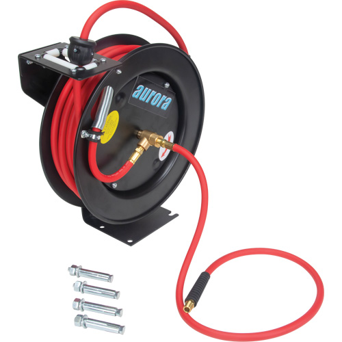 Hose Reel, Air/Water, 1/4" x 35', Single Hose, 300 psi Pronet Distribution
