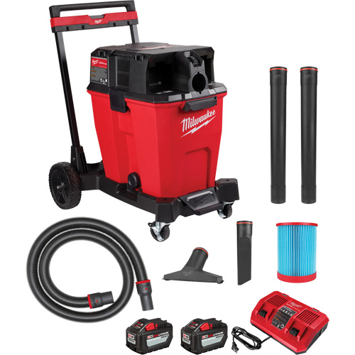 M18 Fuel Cordless Dual-Battery Wet/Dry Vacuum, 18 V, 12 gal. Capacity Pronet Distribution