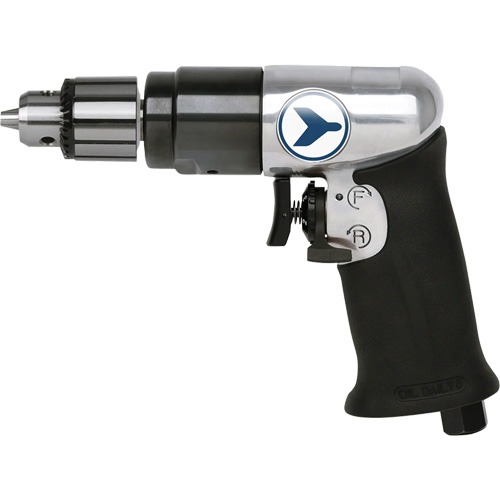 AD38VSRK Perceuse pneumatique &agrave; vitesse variable, 6 pi³/min, 1/4" NPT, 82 dBA, 3/8" mandrin, Avec cl&eacute; Pronet Distribution