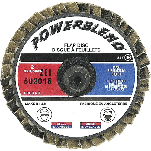 PowerBlend Roll-On Flap Disc, 2" x Type R, Z80 Grit Pronet Distribution