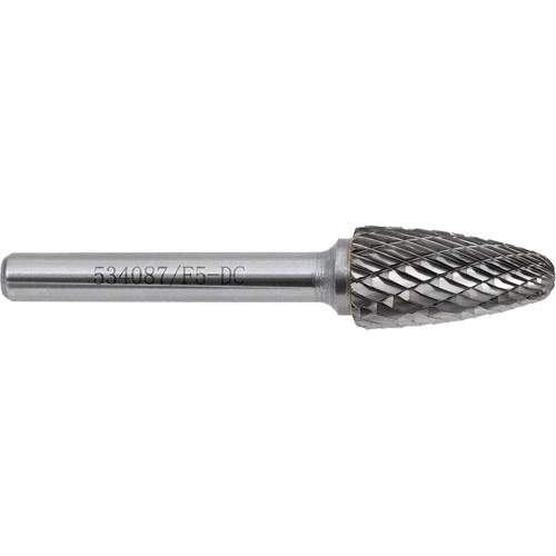 F5-DC Jet-Kut&reg; GP Carbide Burr, 1/2" Dia., 1" Depth of Cut Pronet Distribution