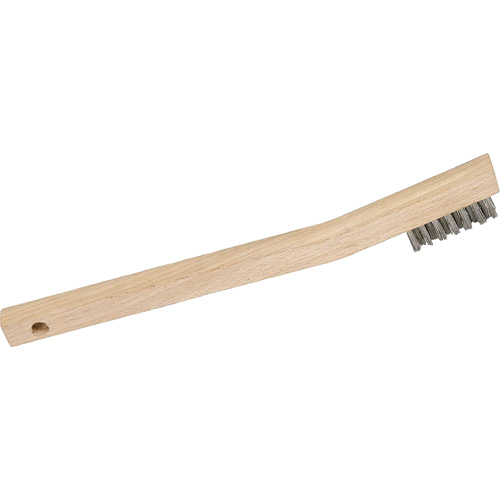3MHSS Mini brosse &agrave; gratter en fil m&eacute;tallique, Acier inoxydable, 3 x 7 rangs de fils, Longueur 7-3/4" Pronet Distribution