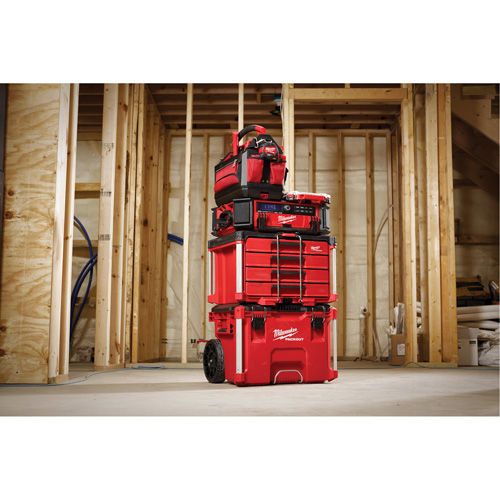 PackOut 4-Drawer Tool Box, 16-3/10" x 22-1/5" x 14-3/10", Red Pronet Distribution