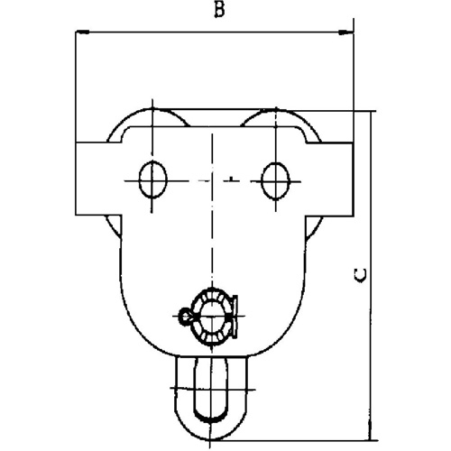 Heavy-Duty Manual Trolley - SBT Series, 11000 lbs. (5 tons) Pronet Distribution