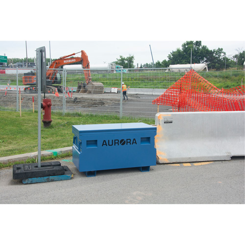 Jobsite Tool Box, 60" x 24" x 27-1/2", Steel, Blue Pronet Distribution