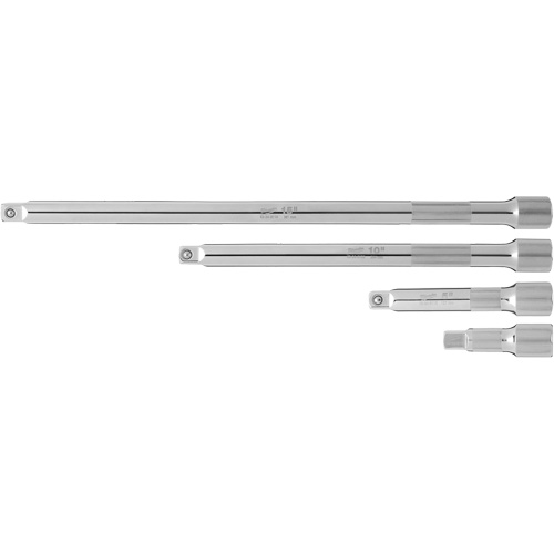Jeu de rallonges prise, Prise de 1/2", Fini Chrome, 4 Mcx Pronet Distribution