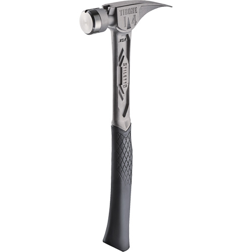 TIBONE Smooth Titanium Framing Hammer, 14 oz., Solid Steel Handle, 15-1/4" L Pronet Distribution