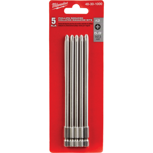 Reduced Collated Magazine Bit, Phillips, #2 Tip, 5-4/5" Length Pronet Distribution