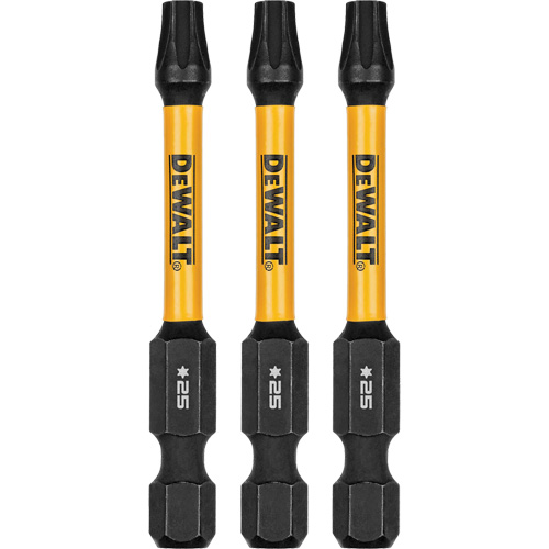 3-Piece FLEXTORQ&reg; Impact Screwdriving Bits, Torx, T-25, 1/4" Drive Pronet Distribution