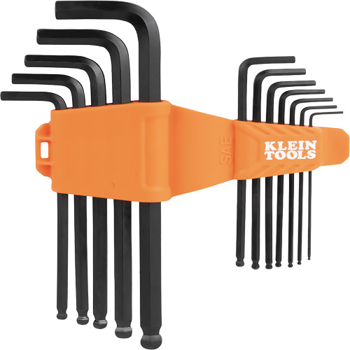 L-Style Ball-End Hex Key Wrench Set, 12 Pcs., Imperial Pronet Distribution