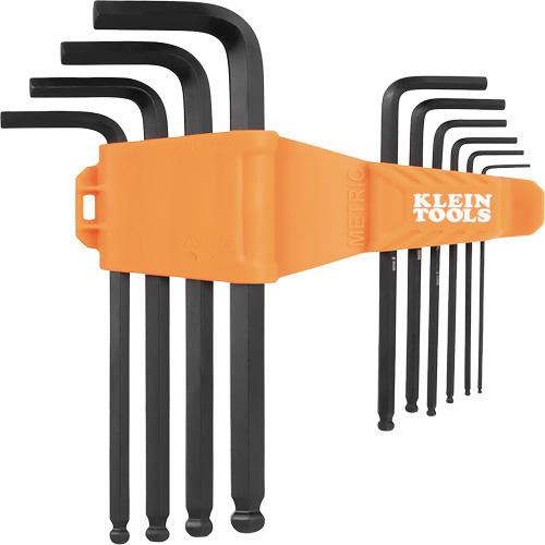 L-Style Long Ball-End Hex Key Set, 10 Pcs., Metric Pronet Distribution