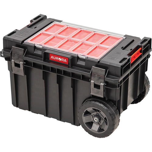Coffre &agrave; outils roulant Arx, 23-4/5" x 16" x 15-3/5", Noir Pronet Distribution