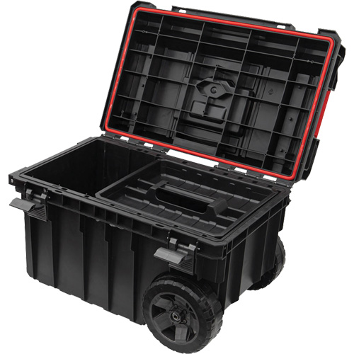 Coffre &agrave; outils roulant Arx, 23-4/5" x 16" x 15-3/5", Noir Pronet Distribution