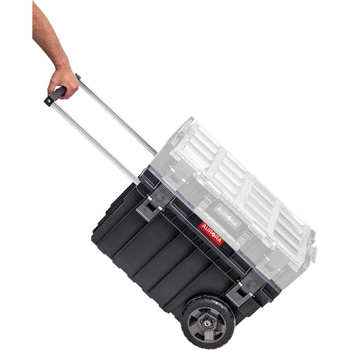 Coffre &agrave; outils roulant Arx, 23-4/5" x 16" x 15-3/5", Noir Pronet Distribution