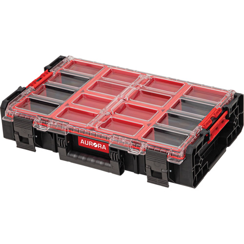 Organisateur tr&egrave;s-grand avec bacs courts Arx, 23" x 15-1/5" x 5", Noir Pronet Distribution