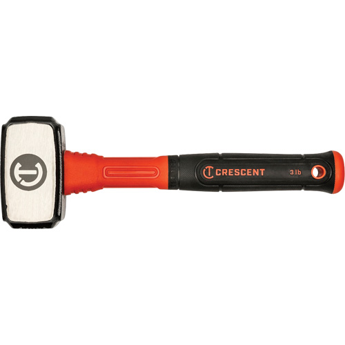 Drilling Hammer, 3 lbs., Fibreglass Handle, 4" L Pronet Distribution
