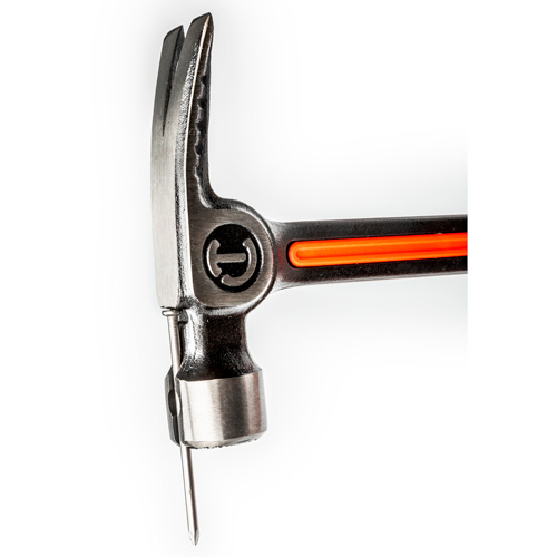 Milled-Face Framing Hammer, 28 oz., Solid Steel Handle, 16" L Pronet Distribution