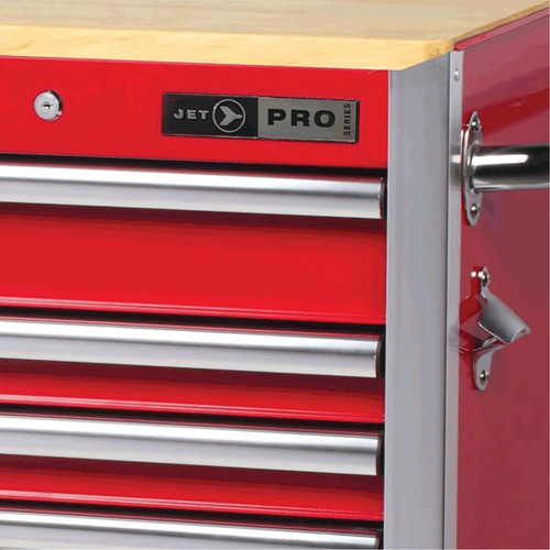 PRC7215 Armoire roulante de s&eacute;rie Pro, 15 tiroirs, 72" la x 24" p x Rouge Pronet Distribution