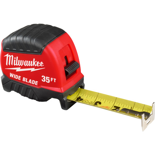 Wide Blade Tape Measure, 1-3/8" x 35' Pronet Distribution