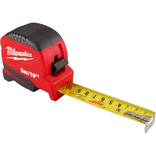 Compact Tape Measure, 1" x 16' Pronet Distribution